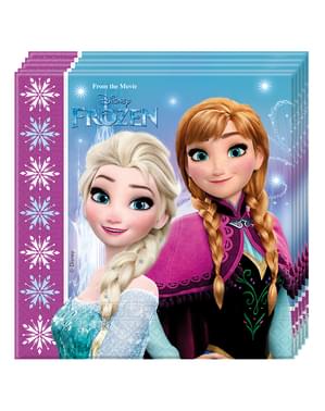 20 Serviettes en papier La reine des neiges Northern Lights