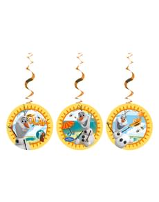Set of 3 Olaf Summer Hanging Decorations
