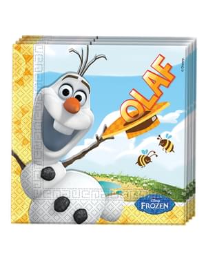20 Serviettes en papier Olaf Summer