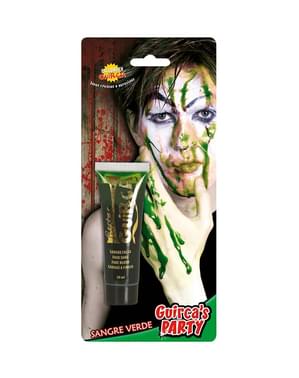 Sangue verde em tubo