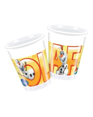 Set of 8 Olaf Summer Cups