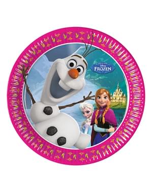 Set 8 borden Frozen Alpine 20 cm