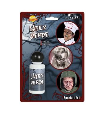 Maquilhagem verde em látex