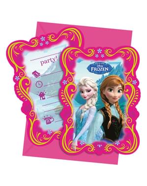 6 invitations La reine des neiges Alpine