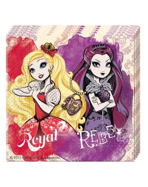 Set of 20 Ever After High Napkins