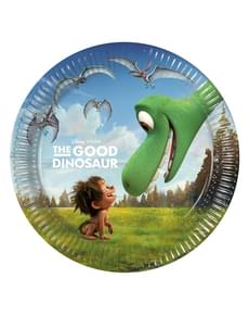 Set of 8 The Good Dinosaur 20cm Plates