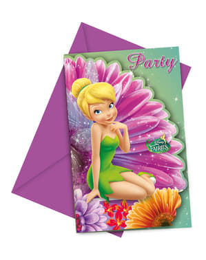6 invitations Fairies Magic