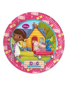 Set of 8 Doc McStuffins 23cm Plates