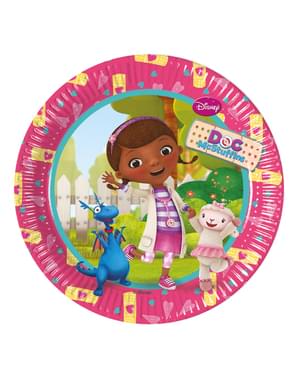 Set 8 Doc McStuffins 20cm Pelat