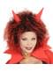 Peluca de Lucifer con cuernos para adulto