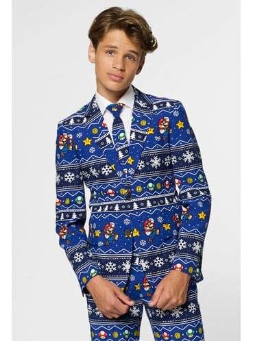 Christmas Super Mario Bros Suit for teenagers Opposuits Funidelia