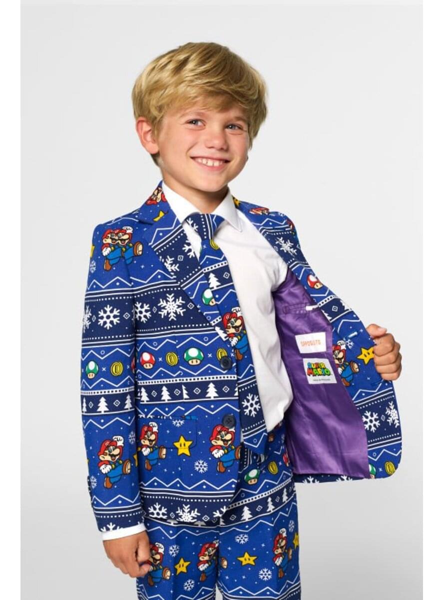 Opposuits Super Mario Bros Рождественский костюм для мальчиков