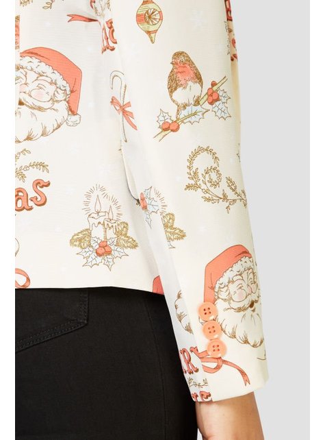 Elegante Weihnachtsmann Jacke für Damen - Opposuits