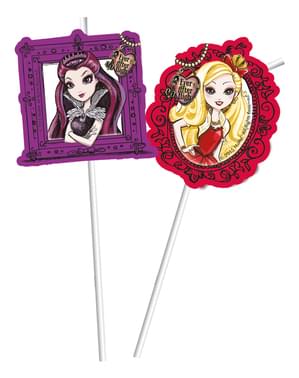 Set of 6 Ever After High Straws