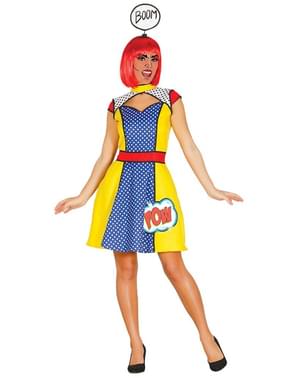 Costume da ragazza Pop Art per donna