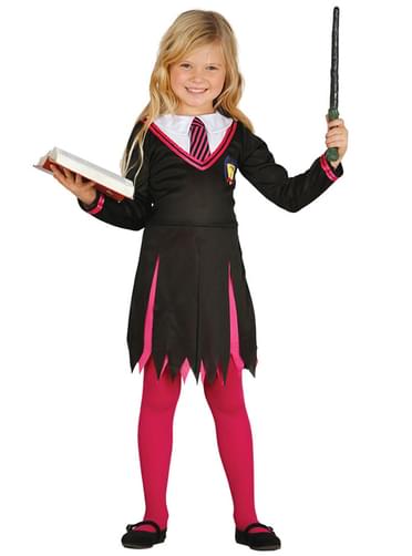 Fato de estudante de magia para menina