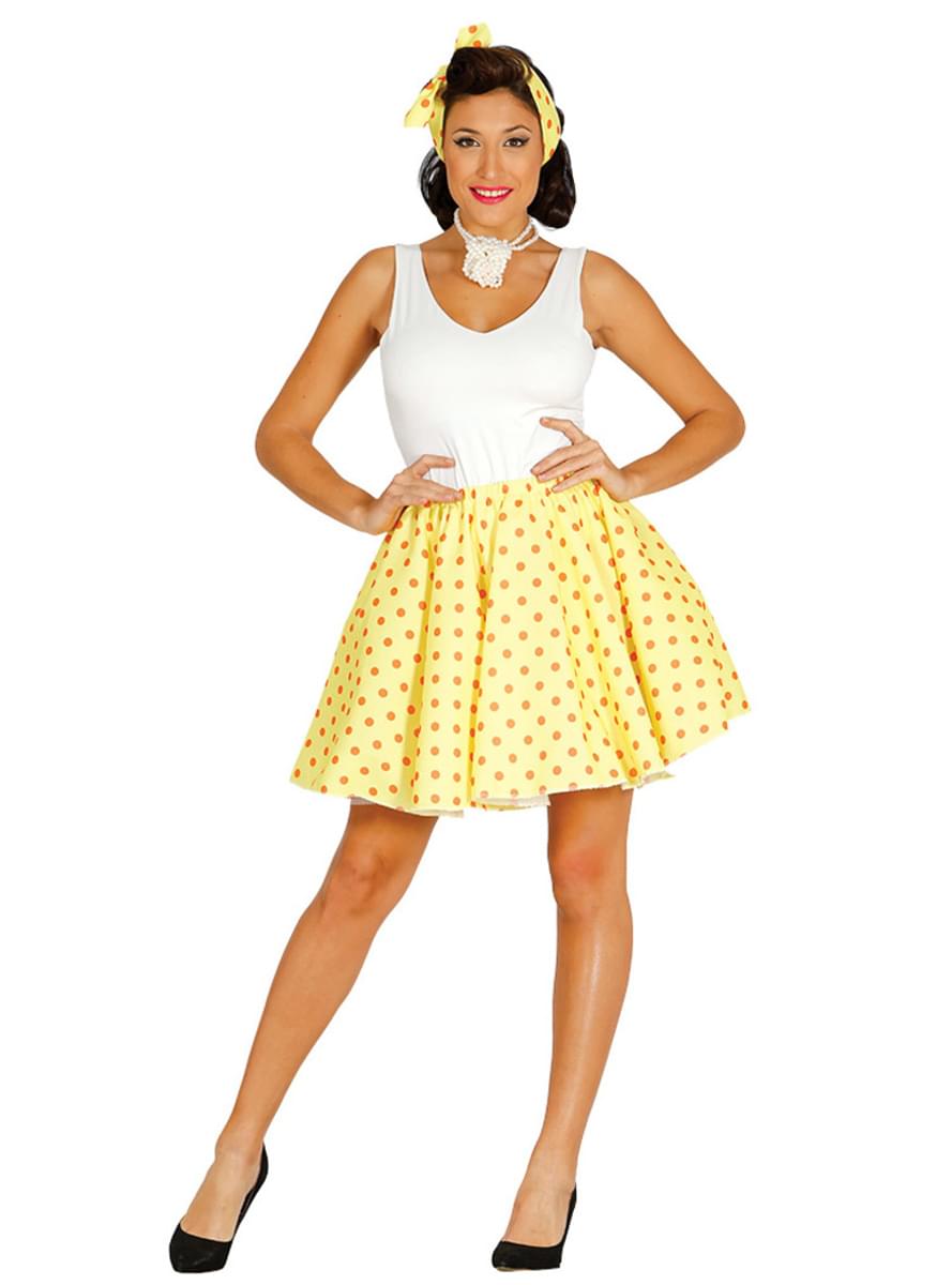 Women's Yellow Pin Up Set