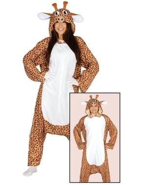 Déguisement girafe  onesie adulte