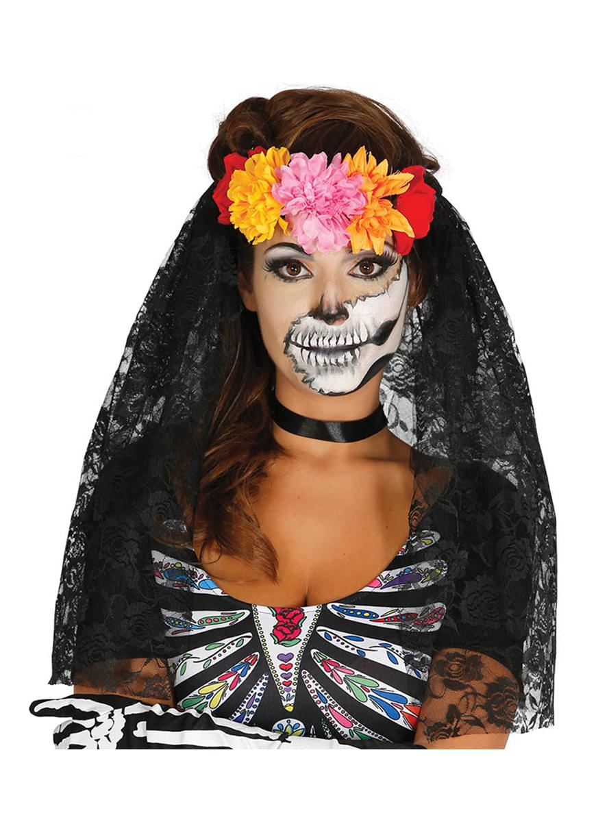 women 39 s catrina veil mickey mouse christmas up