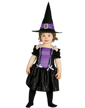 Kostum Penyihir Bayi Violet