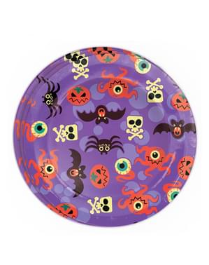 8 assiettes Halloween