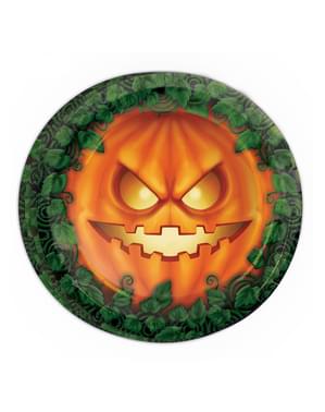 8 farfurii dovleac Halloween