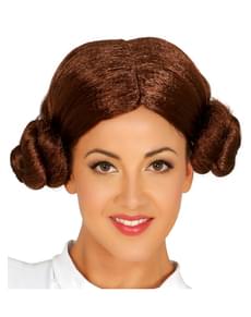 Parrucca da principessa dello spazio per donna