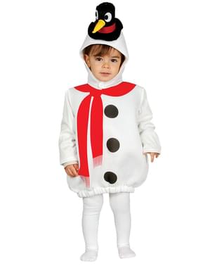 Детский маленький костюм снеговика