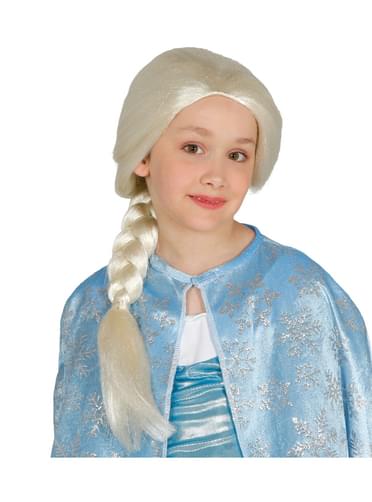 Parrucca da principessa di ghiaccio per bambina