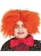 Perruque chapelier orange adulte