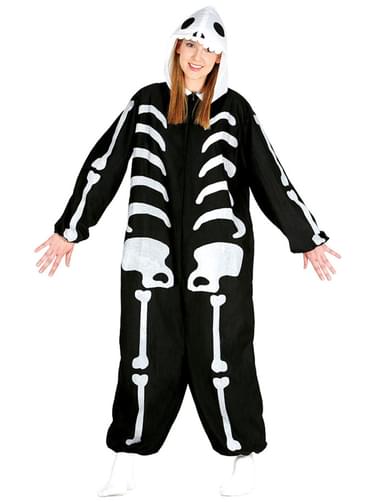 Déguisement squelette onesie adulte