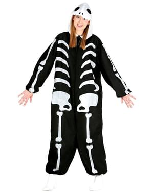 Costum schelet onesie pentru adult