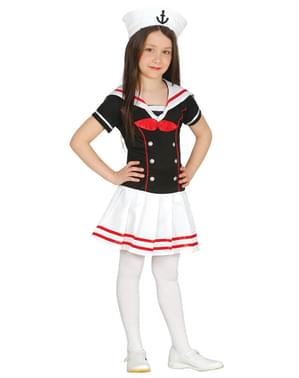 Costum de marinăriță elegant pentru fată