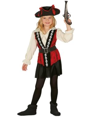 Fato de pirata caveira para menina
