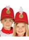 Sombrero de majorette rojo infantil