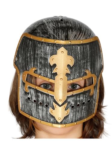 Capacete medieval infantil