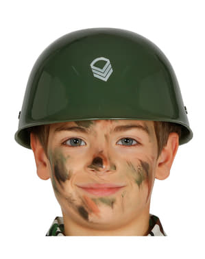 Helm militair voor kinderen