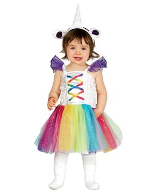 Разноцветни костюми за еднорог на бебето