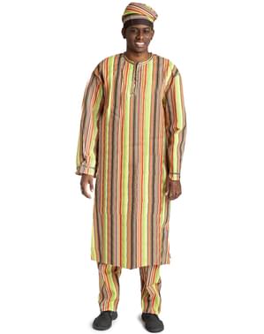 Costume da africano per uomo taglia forte