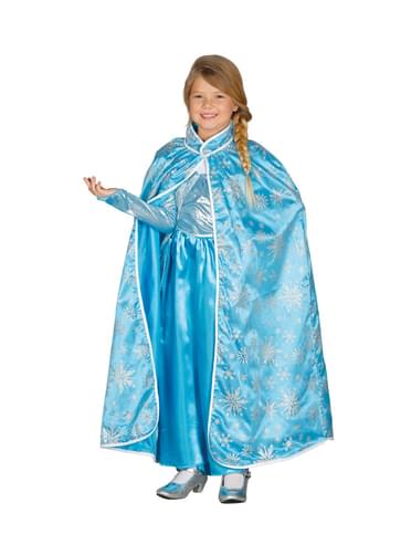 Mantello da principessa di ghiaccio per bambina