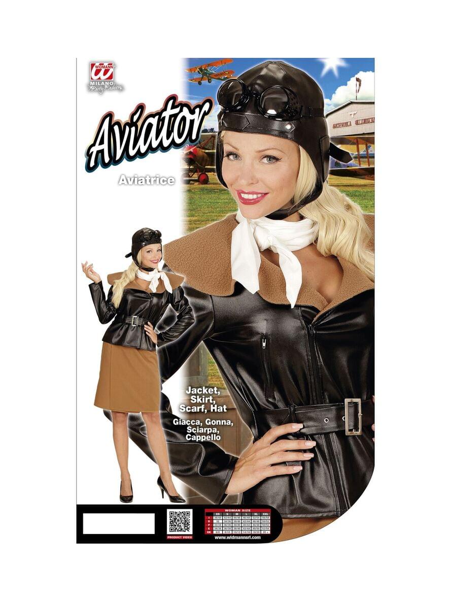 Womens Retro Aviator Costume. Express delivery Funidelia