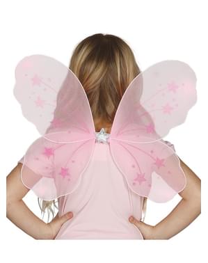 Roze vleugels voor kinderen
