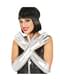Adult's Long Silver Gloves