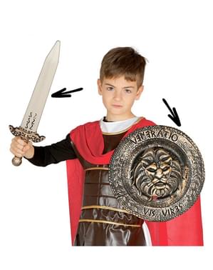 Set guerriero romano per bambino
