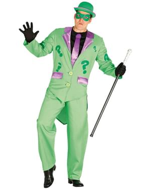 エニグマコスチュームの男性の悪役のマスター