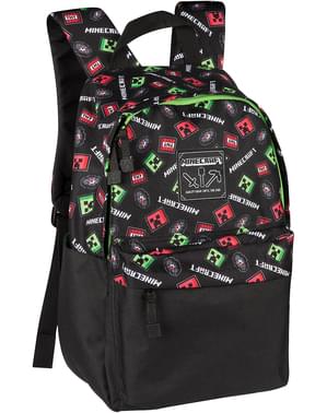Black Minecraft Creeper Backpack