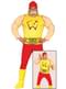 Disfraz de luchador Hogan para hombre