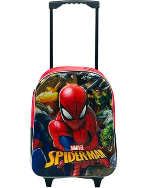 Batoh 3D Spiderman s kolečky