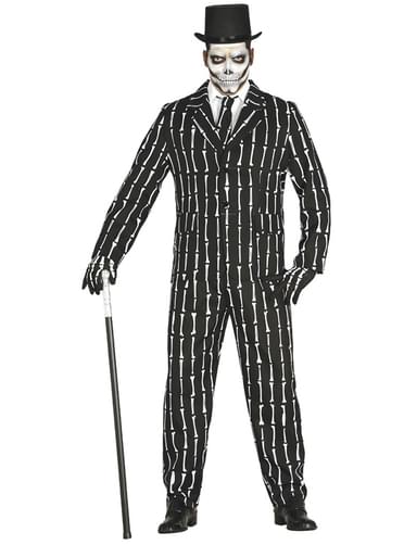 Men's Skeleton Bones Suit
