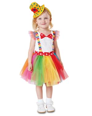 Clowntje tutu kostuum voor meisjes
